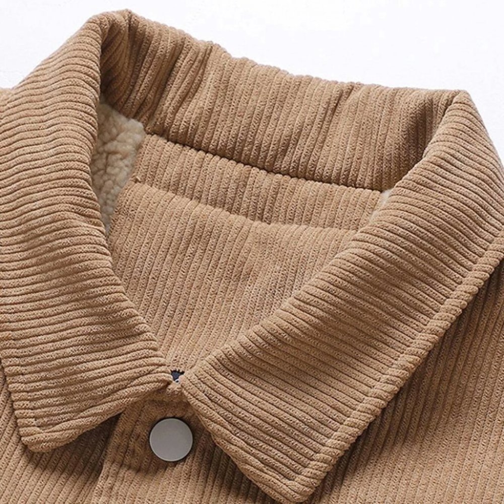 Brown Mens Teddy Lined Jacket - Picture 6 of 6